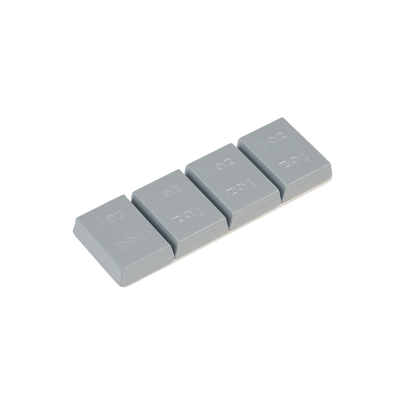 Poids de roue adhésifs trapézoïdaux en acier gris 368-C 1 oz*4