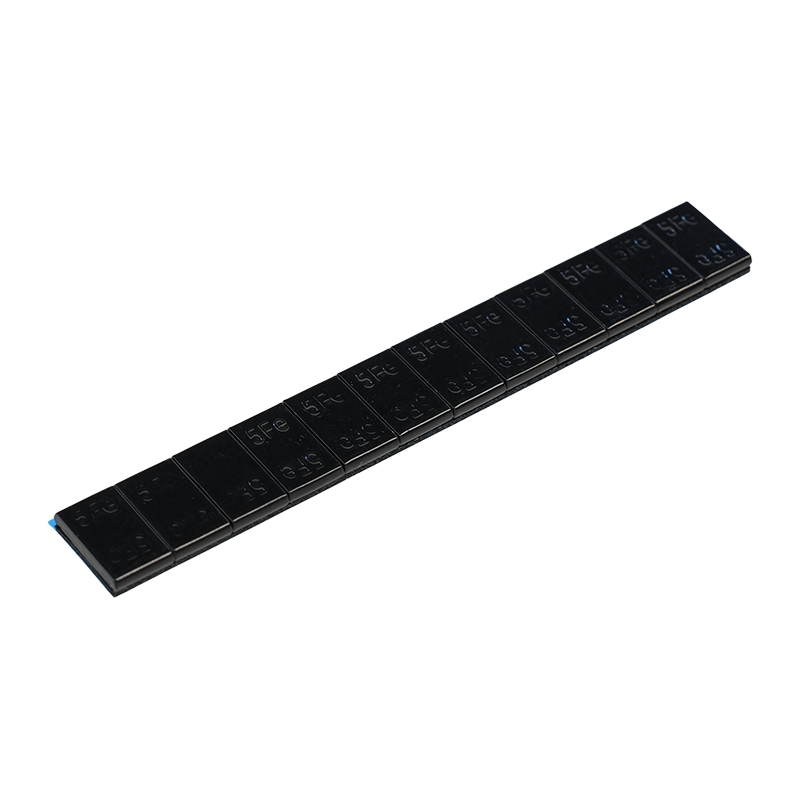 Poids de roue adhésifs en acier à revêtement noir 373-1-B Standard à angle droit Premium 5 g*12