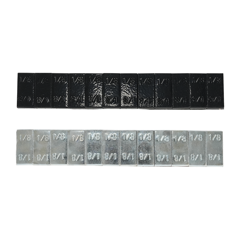 Poids de roue adhésifs en acier compact 1/8 oz*12