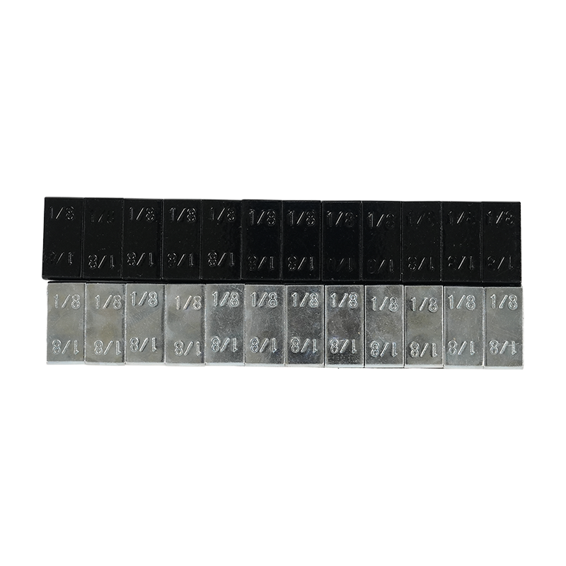 Poids de roue adhésifs en acier compact 1/8 oz*12