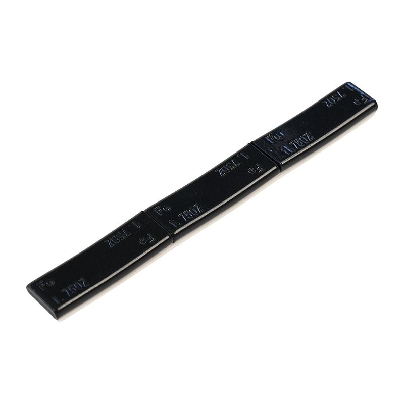 Poids de roue adhésifs en acier de grande taille avec revêtement noir de qualité supérieure 1,75 oz*3