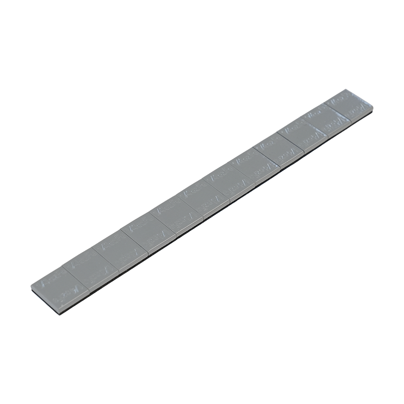 Poids de roue adhésifs en acier à revêtement gris de qualité supérieure à angle droit 1/4 oz*12