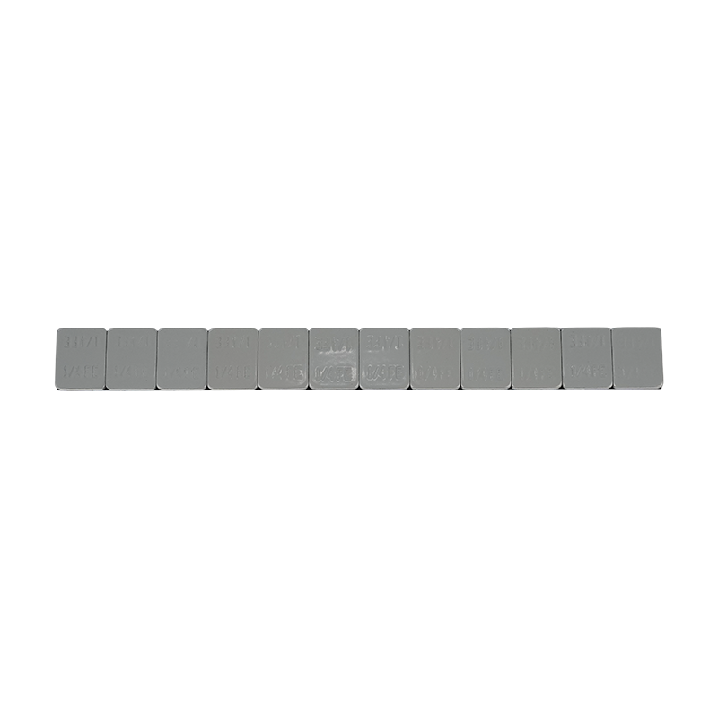 Poids de roue adhésifs en acier à revêtement gris de qualité supérieure à coins arrondis 1/4 oz*12 Poids de roue adhésifs en acier à revêtement gris de qualité supérieure à coins arrondis 1/4 oz*12