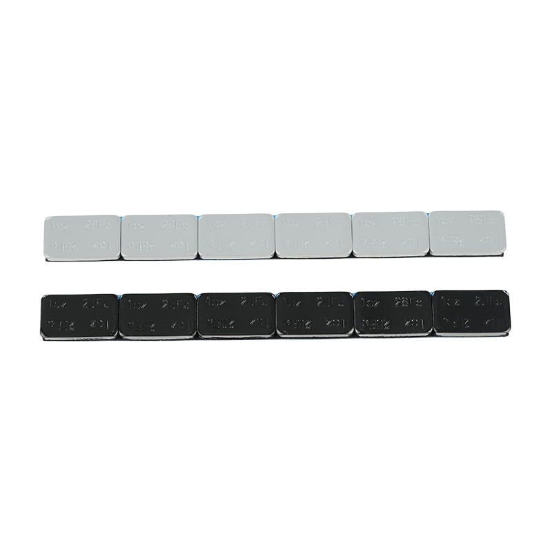 357 poids de roue super adhésifs à coins arrondis de 1 oz*6