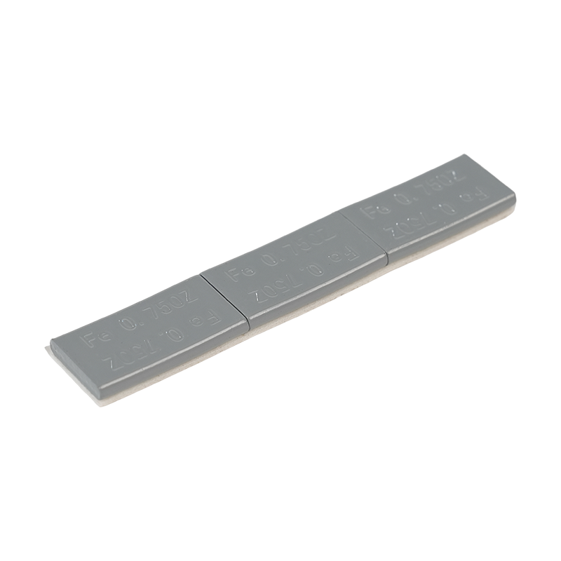 Poids de roue adhésifs en acier à revêtement gris Premium 0,75 oz*3