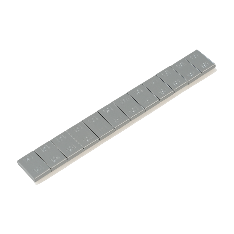 Poids de roue adhésifs en acier gris 395-C Premium Standard Imperial 1/4 oz*12