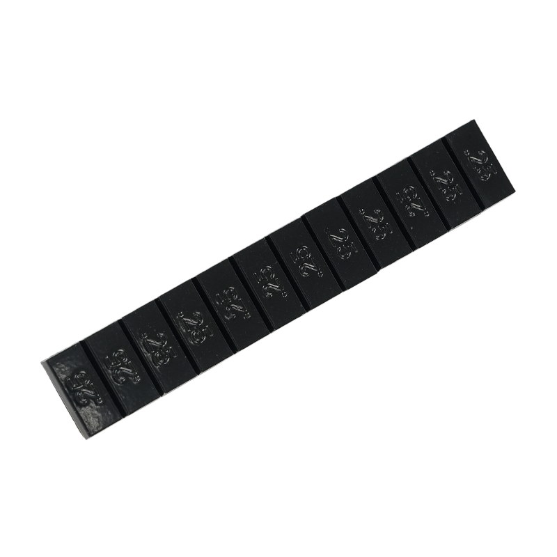 Poids de roue adhésifs trapézoïdaux de qualité supérieure 361-B 1/4 oz*12 en acier revêtu de noir