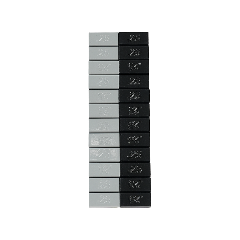 Poids de roue adhésifs en acier 361 résistants aux intempéries 0,25 oz*12
