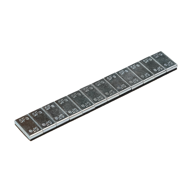 Poids de roue adhésifs en acier zingué standard 373-1 à angle droit 5 g*12