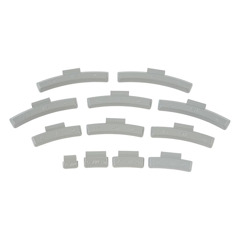 Poids de roue AW à clipser en zinc de haute pureté durable pour jantes en alliage pour voitures particulières