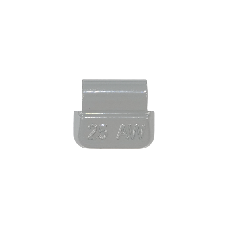 Poids de roue AW à clipser en zinc de haute pureté durable pour jantes en alliage pour voitures particulières Poids de roue AW à clipser en zinc de haute pureté durable pour jantes en alliage pour voitures particulières