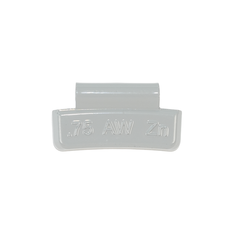 Poids de roue AW à clipser en zinc de haute pureté durable pour jantes en alliage pour voitures particulières Poids de roue AW à clipser en zinc de haute pureté durable pour jantes en alliage pour voitures particulières