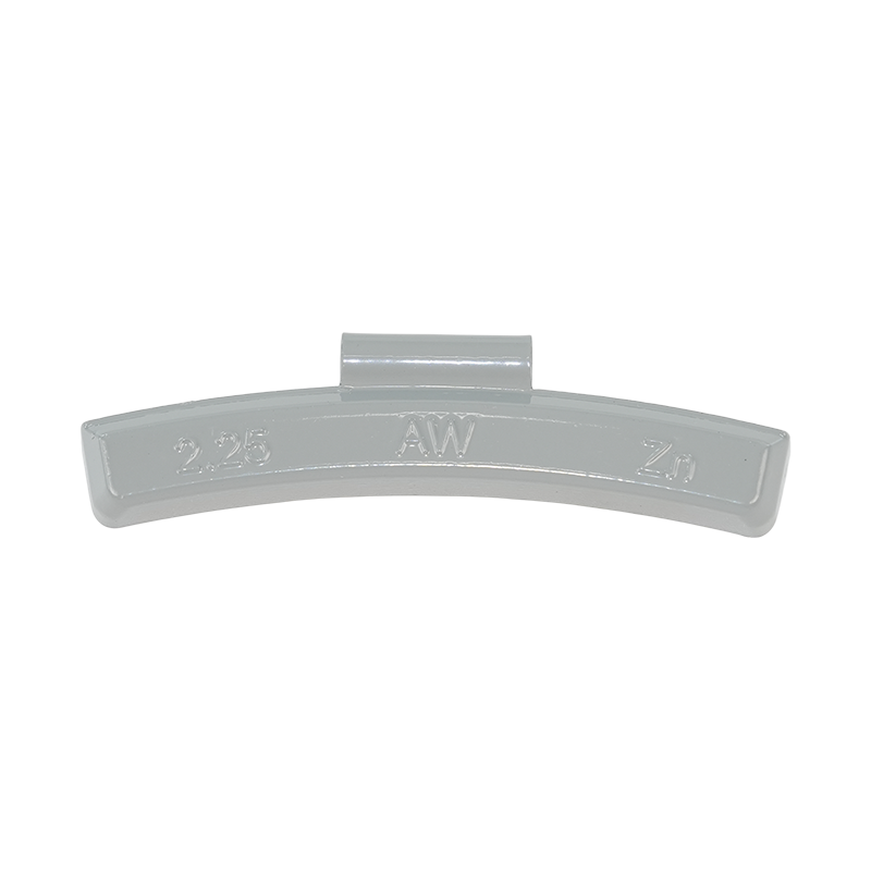Poids de roue AW à clipser en zinc de haute pureté durable pour jantes en alliage pour voitures particulières Poids de roue AW à clipser en zinc de haute pureté durable pour jantes en alliage pour voitures particulières