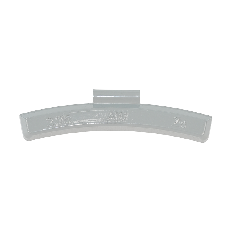 Poids de roue AW à clipser en zinc de haute pureté durable pour jantes en alliage pour voitures particulières Poids de roue AW à clipser en zinc de haute pureté durable pour jantes en alliage pour voitures particulières