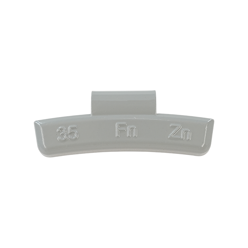 Poids de roue à clipser avec revêtement gris FN Profile ZN