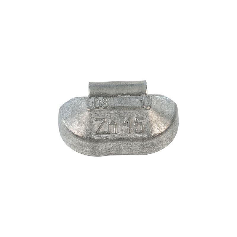 Poids d'équilibrage de roue à clipser en zinc robuste ZN03