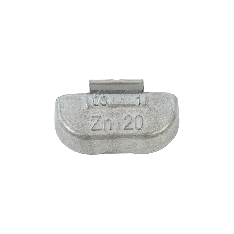 Poids d'équilibrage de roue à clipser en zinc robuste ZN03