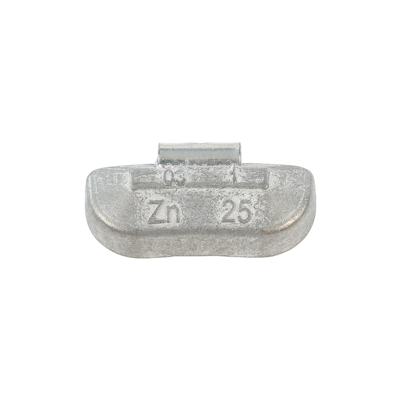 Poids d'équilibrage de roue à clipser en zinc robuste ZN03