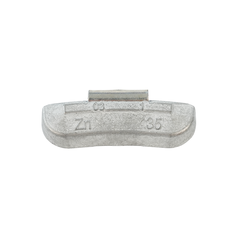 Poids d'équilibrage de roue à clipser en zinc robuste ZN03