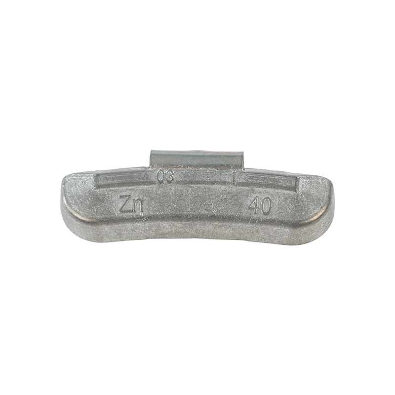 Poids d'équilibrage de roue à clipser en zinc robuste ZN03