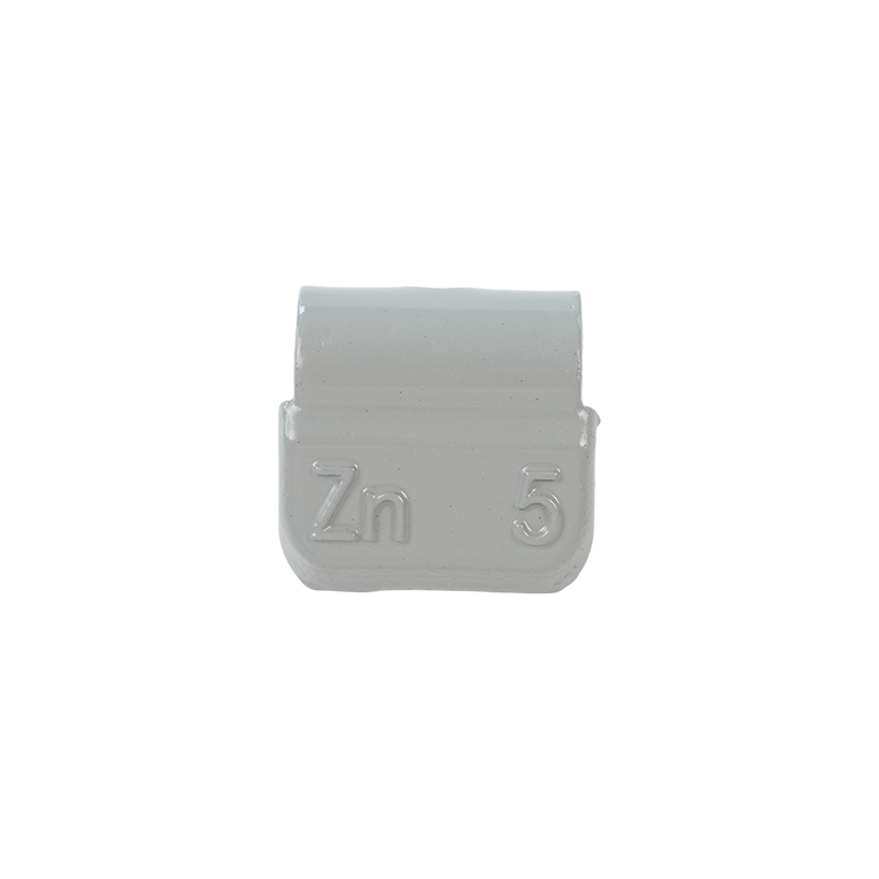 Poids de roue à clipser à revêtement gris ZN10 Profile
